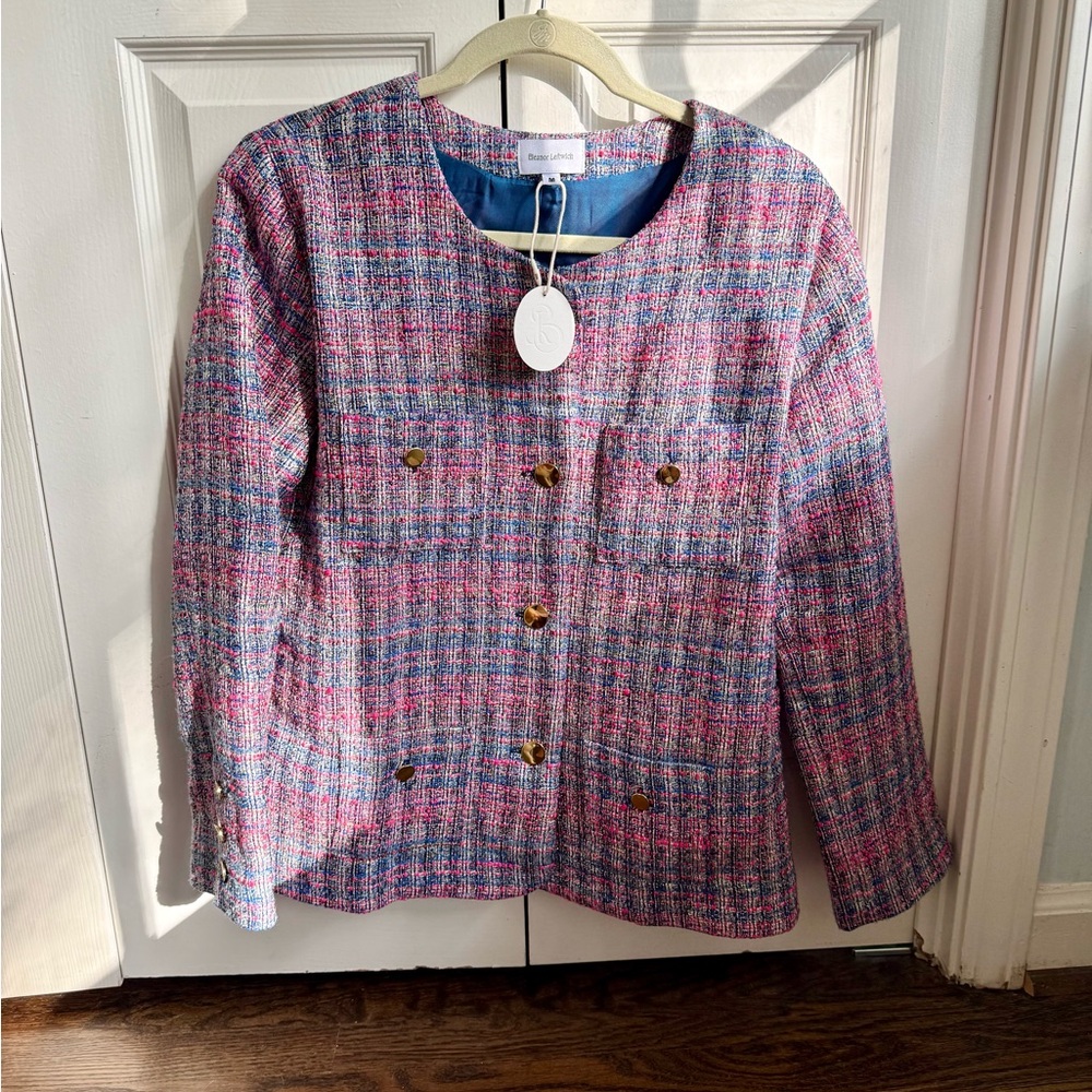 NWT Eleanor Leftwich Mac Tweed Blazer, size M / Medium